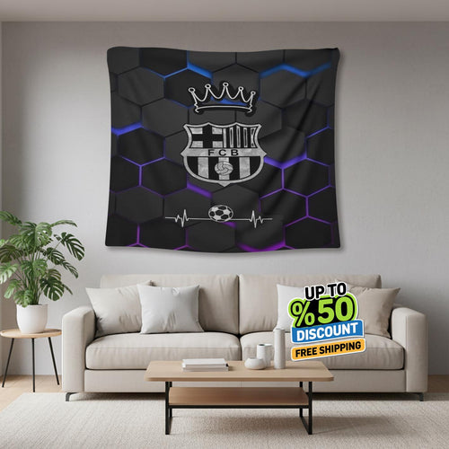 FC Barcelona Rug FC Barcelona Tapestry: Football Club Wall