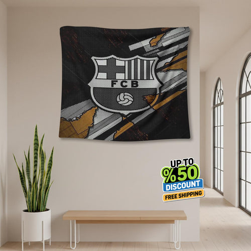 FC Barcelona Rug, FC Barcelona Tapestry: Football Club Wall Decor