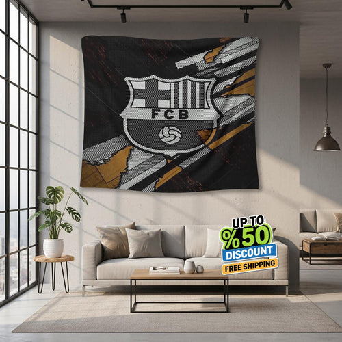 FC Barcelona Rug, FC Barcelona Tapestry: Football Club Wall Decor