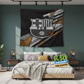 FC Barcelona Rug, FC Barcelona Tapestry: Football Club Wall Decor