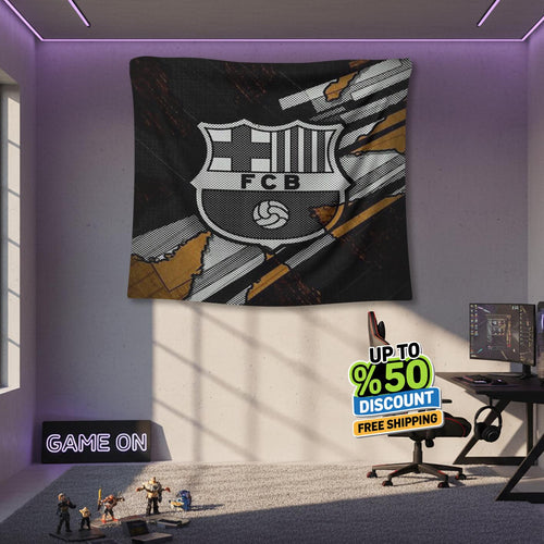 FC Barcelona Rug, FC Barcelona Tapestry: Football Club Wall Decor