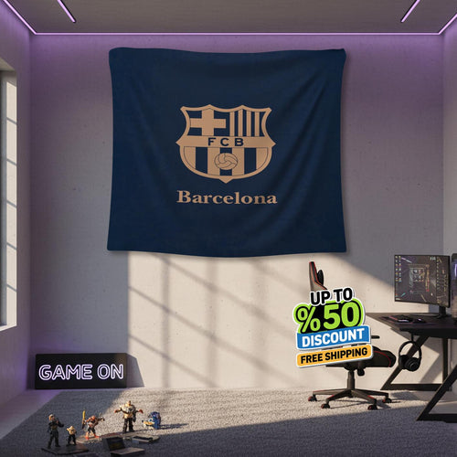 FC Barcelona Rug FC Barcelona Tapestry: Football Club Wall