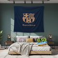 FC Barcelona Rug FC Barcelona Tapestry: Football Club Wall