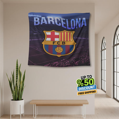 FC Barcelona Rug, FC Barcelona Tapestry: Football Club Wall Decor