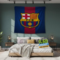 FC Barcelona Rug, FC Barcelona Tapestry: Football Club Wall Decor