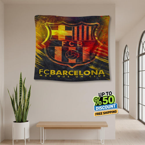 FC Barcelona Rug, FC Barcelona Tapestry: Football Club Wall Decor