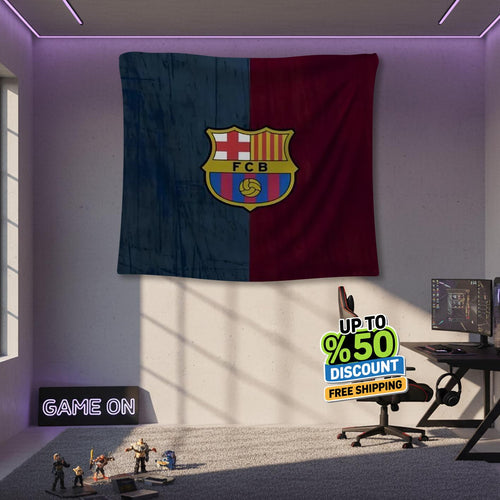 FC Barcelona Rug FC Barcelona Tapestry: Football Club Wall