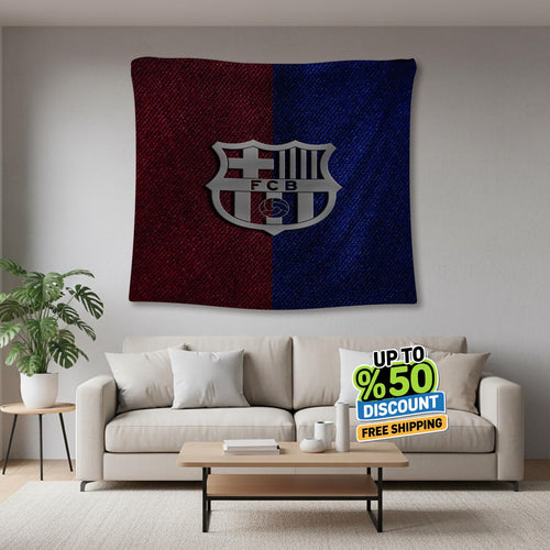 FC Barcelona Rug, FC Barcelona Tapestry: Football Club Wall Decor