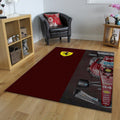 Ferrari F1 Rug Car Person Gift Formula 1 Racing Carpet for Garage