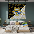 Real Madrid Rug Real Madrid CF Tapestry: Real Madrid Custom Logo