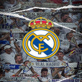 Real Madrid Rug Real Madrid CF Tapestry: Real Madrid Crew Logo