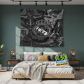 Real Madrid Rug Real Madrid CF Tapestry: Real Madrid Oni Logo