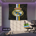 Real Madrid Rug Real Madrid CF Tapestry: Real Madrid Custom Logo