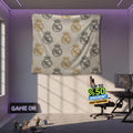 Real Madrid Rug Real Madrid CF Tapestry: Real Madrid Logo Woven
