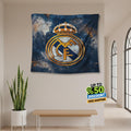 Real Madrid Rug Real Madrid CF Tapestry: Real Madrid Custom Logo