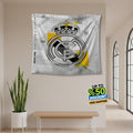 Real Madrid Rug Real Madrid CF Tapestry: Real Madrid Custom Logo