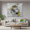 Real Madrid Rug Real Madrid CF Tapestry: Real Madrid Custom Logo
