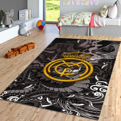 Real Madrid Rug Real Madrid Rug Football Carpet for Garage & Kids