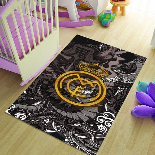 Real Madrid Rug Real Madrid Rug Football Carpet for Garage & Kids