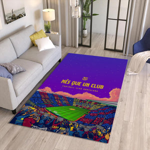 FC Barcelona Rug Barcelona FC Rug Barça Carpet for Fans & Kids
