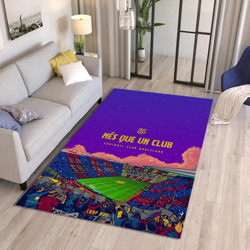 FC Barcelona Rug Barcelona FC Rug Barça Carpet for Fans & Kids