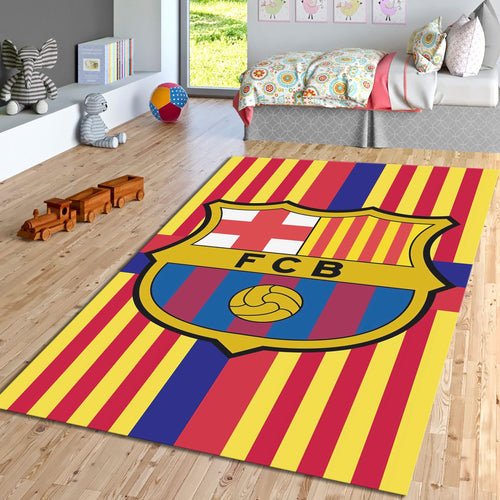 FC Barcelona Rug Barcelona Fc Rug Barça Carpet for Fans & Kids