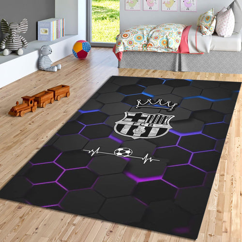 FC Barcelona Rug Barcelona Fc Rug Barça Carpet for Fans & Kids