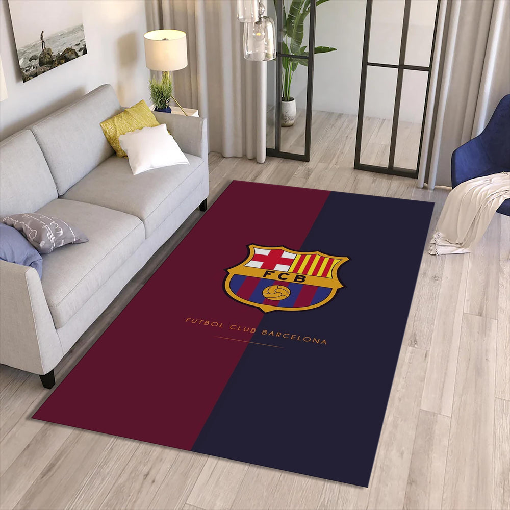 FC Barcelona Rug Barcelona Fc Rug Barça Carpet for Fans & Kids