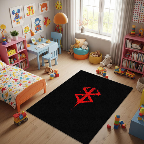 Berserk Rug Anime Rug Gift for Anime Fans Manga Rug Anime Decor