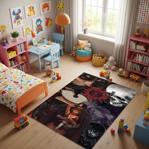 Berserk Rug Anime Rug anime manga cover Manga Rug Anime Decor