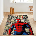 Spiderman Comic Book Rug, Spiderman Rug