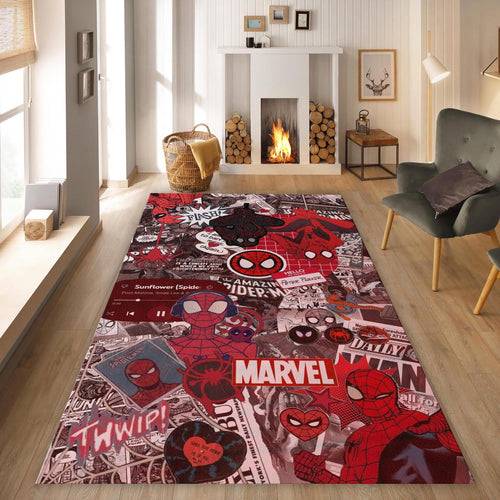 Spiderman Comic Book Rug, Spiderman Rug