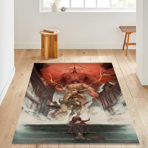 Ataack On Titan Rug, Anime Rug