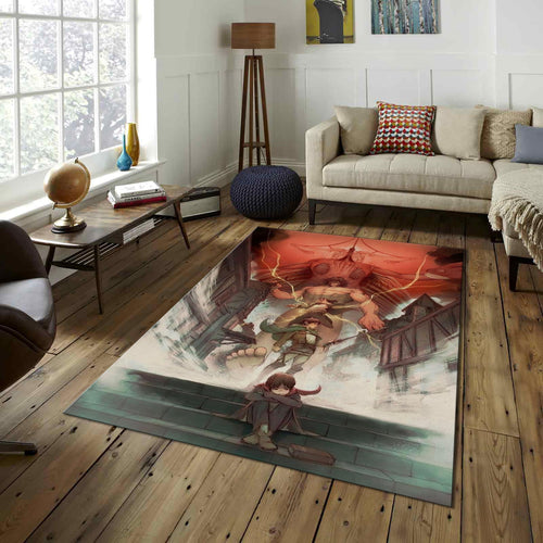 Ataack On Titan Rug, Anime Rug