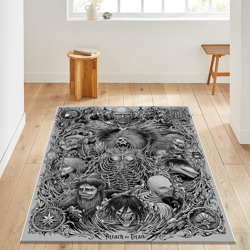 Ataack On Titan Rug, Anime Rug
