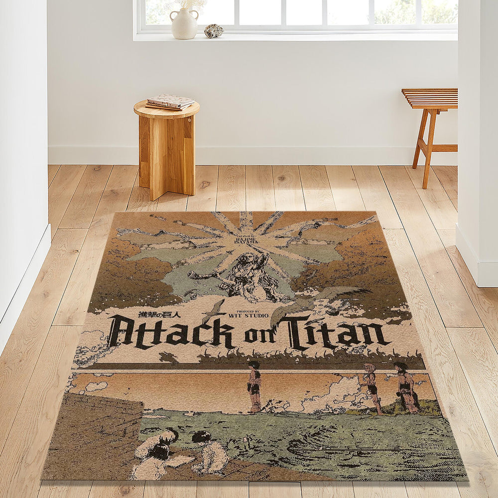 Ataack On Titan Rug, Anime Rug