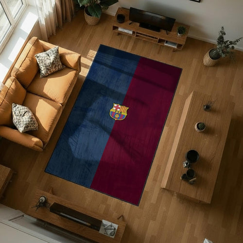 FC Barcelona Rug FC Barca Rug Barça Carpet for Fans & Kids Room