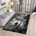 Katana Rug, Anime Style Carpet, Washable Nonslip
