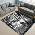 Katana Rug, Anime Style Carpet, Washable Nonslip