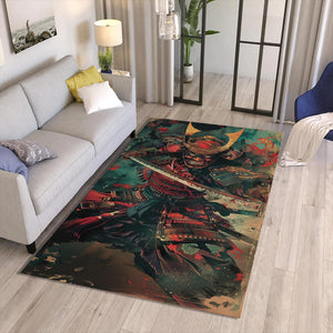 Samurai Rug, Sword Rug, Movie Rug, Boho Chic Elegance, Washable