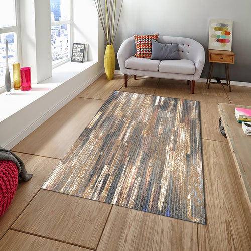 Striped Rug Area Rug, Modern Living Room Decor, Bathroom