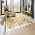 Abstract Rug, Area Rug, Modern Living Room Decor, Bathroom