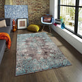 Blue Decor Rug, Abstract Rug, Area Rug, Modern Living Room Decor