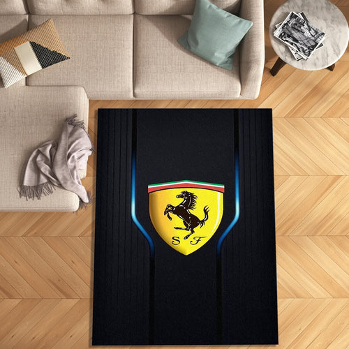 Ferrari F1 Rug Ferrari Rug Formula 1 Racing Carpet for Garage &