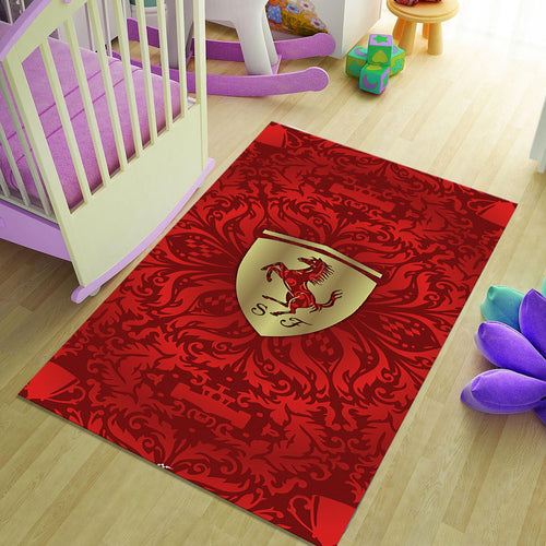 Ferrari F1 Rug Ferrari Rug Formula 1 Racing Carpet for Garage &