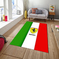 Ferrari F1 Rug Italy Flag Formula 1 Racing Carpet for Garage &