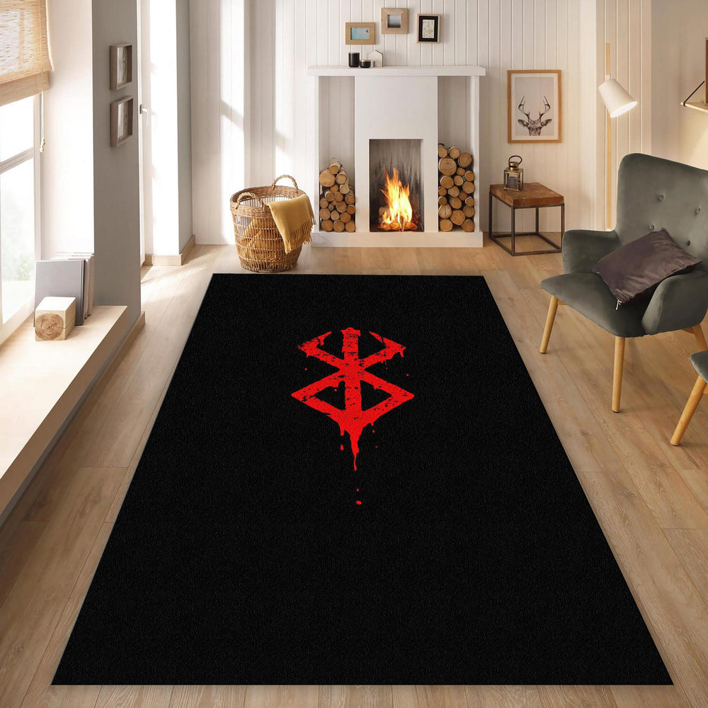 Berserk Rug Anime Rug Gift for Anime Fans Manga Rug Anime Decor