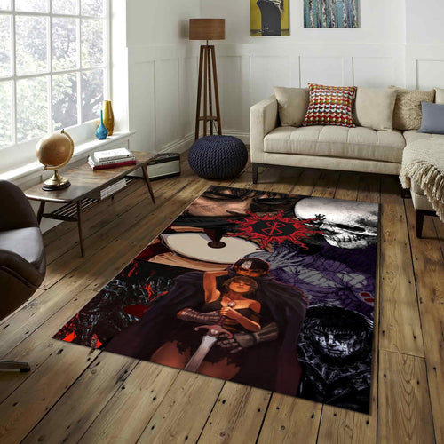 Berserk Rug Anime Rug anime manga cover Manga Rug Anime Decor