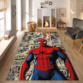 Spiderman Comic Book Rug, Spiderman Rug