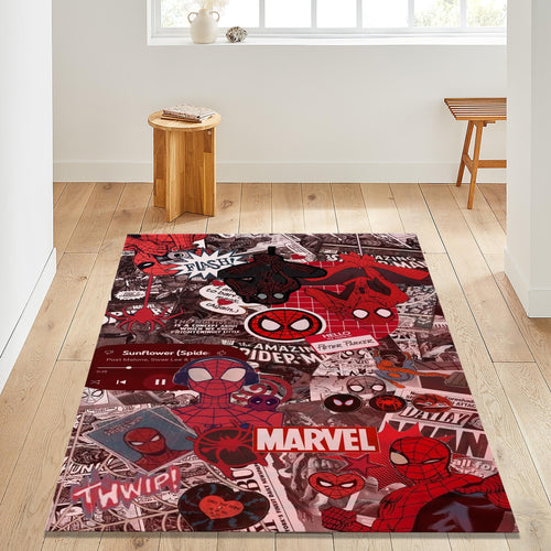 Spiderman Comic Book Rug, Spiderman Rug
